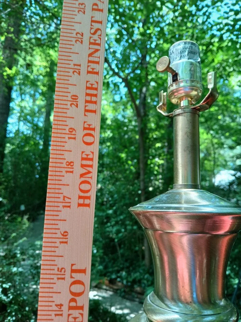 STIFFEL Tall Bronze Table Lamp (2 available)